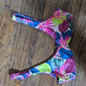 Tropical bikini top